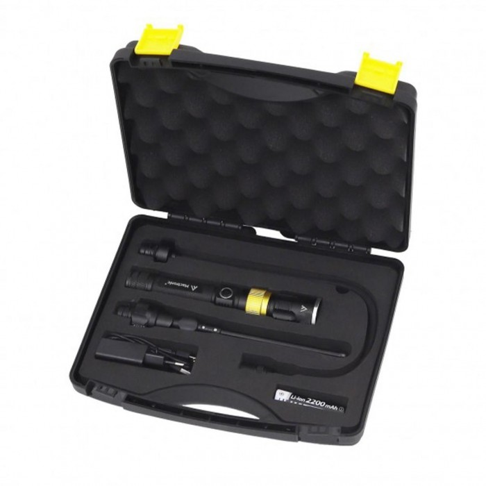 Професійний ліхтар Mactronic Beemer 4 350 Lm з USB зарядкою, UV світло, акумулятор 18650, алюмінієвий