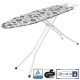 Доска для глажки Casa Si Superstandard Basic 120x38 см Белая/Серая Деревья высота 65-92 см съемный хлопковый