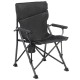 Раскладное кресло Uquip Roxy Black 244052 для кемпинга 120 кг материал Air Mesh Comfort+ стальной каркас