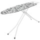 Доска для глажки Casa Si Superstandard Basic 120x38 см Белая/Серая Деревья высота 65-92 см съемный хлопковый