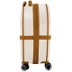 Чемодан Semi Line 24" M Ecru/Brown T5670-3 круглый 49 л из ABS-пластика с 4 колесами и кодовым замком