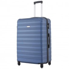Чемодан Semi Line 28" L Синій T5635-3 з жорстким корпусом з ABS-пластика 93 л 4 колеса кодовий замок