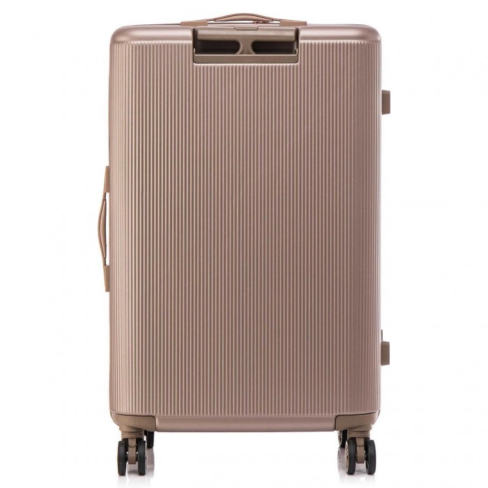 Чемодан Semi Line 28" L Шампань T5668-4 з 4 колесами та кодовим замком, об'єм 93 л, ABS-пластик