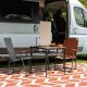 Складний стіл Bo-Camp Northgate 90x60 см чорний/сірий алюмінієвий каркас висота 36-81 см 20 кг навантаження