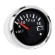 Вольтметр судновий для човна та катера I GAUGE 52MM з LED дисплеєм 8-16В чорний аналоговий