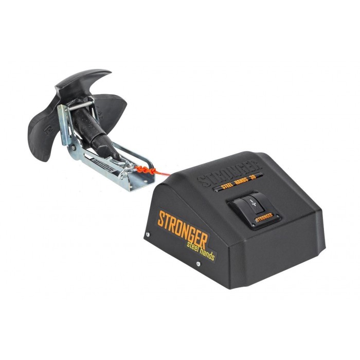Якірна лебідка STRONGER SH 30 Steel Hands для човнів та катерів ручна сталева 360 кг 30 м трос 90 кг