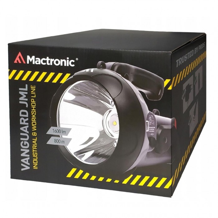 Поисковый фонарь Mactronic Vanguard JML 1600 Лм Белый/Красный LED Заряжаемый 800 м аккумуляторный IPX4 3.5