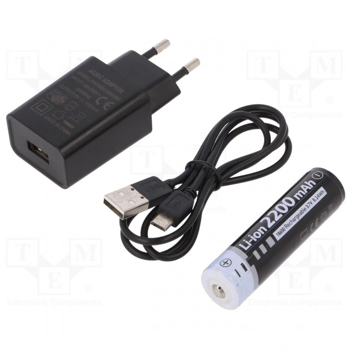 Професійний ліхтар Mactronic Beemer 4 350 Lm з USB зарядкою, UV світло, акумулятор 18650, алюмінієвий