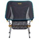 Розкладне крісло Uquip Infinity Grey 244046 алюміній ALU7075 120 кг для кемпінгу та відпочинку на свіжому повітрі