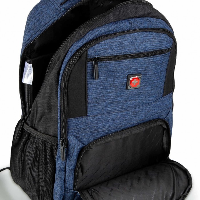 Городской рюкзак Swissbrand Odense 20 Navy SWB_BLODE603U для ноутбука 15.6" 18 л с анатомической спинкой