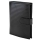 Мужское кожаное портмоне Semi Line RFID Черное P8270-0 с карманами для карт и монет, защитой RFID