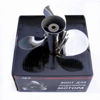 Гвинт гребний для човнового мотора Mercury 48-832830A45 135-250HP 14.5X19 нержавіюча сталь 3 лопаті Jetmar
