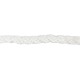 Мотузка Polyester 3 strand rope 6mm*30m white для швартування човна та катера 6 мм біла 30 м високоміцна