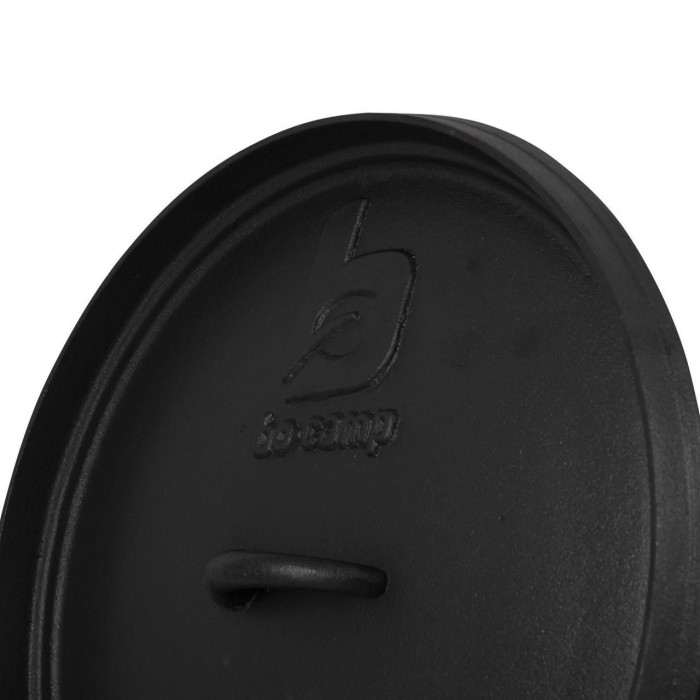 Казан с крышкой Bo-Camp Чугунный Dutch Oven 31 см/5 л черный для кемпинга и дома с ручкой и устойчивыми ножка