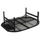 Стол Bo-Camp Northgate Овальный 120x80 см черный/серый легкий алюминиевый высота 36/70 см для кемпинга