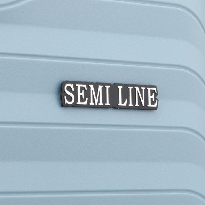 Чемодан Semi Line 28" L Синий T5780-3 полипропилен 4 колеса кодовый замок объем 89 л легкий и прочный