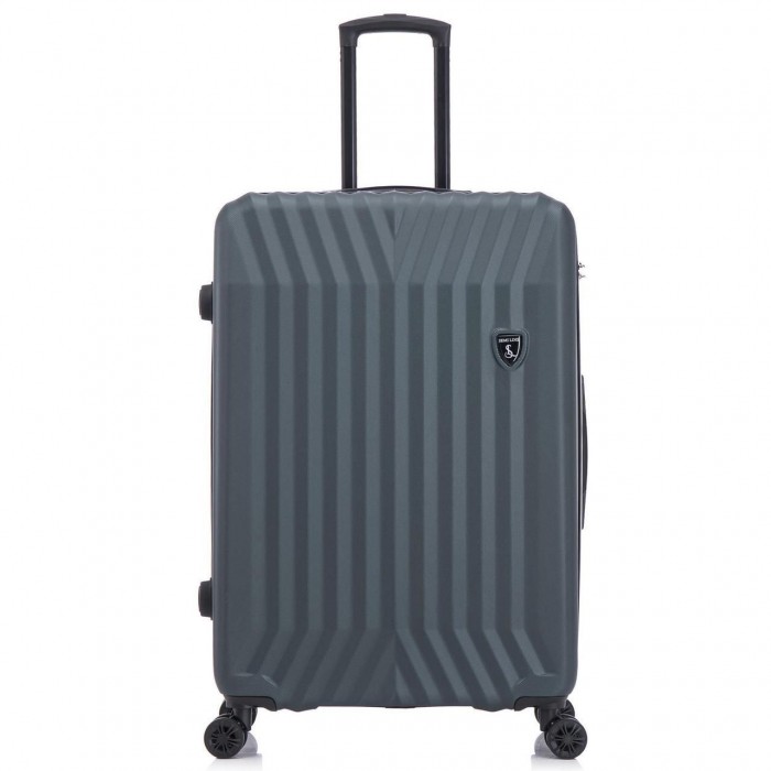 Чемодан Semi Line 28" L Темно-синій-Зелений T5859-3 | ABS-пластик 110 л 4 колеса кодовий замок легкий