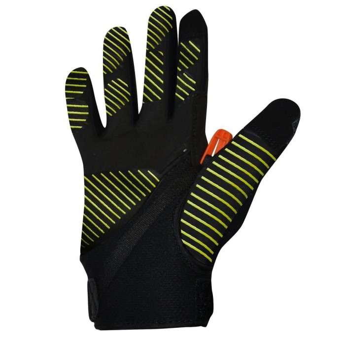 Перчатки Gabel Ergo Pro Yellow S для скандинавской ходьбы, ветрозащитные с фастексом N.C.S. Touch Screen