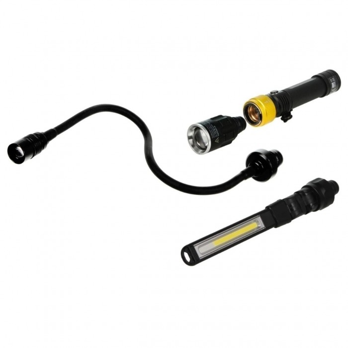 Професійний ліхтар Mactronic Beemer 4 350 Lm з USB зарядкою, UV світло, акумулятор 18650, алюмінієвий