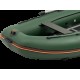 Колібрі КМ-360ДСЛ (Kolibri KM-360DSL) зелений моторний кільовий надувний човен + фанерний пайол