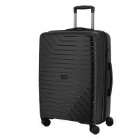 Чемодан Swissbrand Эден M Черный SWB_LHEDE001M полипропилен 78/90 л TSA замок 4 колеса расширяемый 3.6