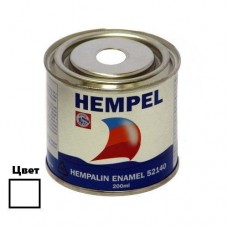 Фарба HEMPALIN ENAMEL біла (White) 200 мл алкідна атмосферостійка для зовнішнього та внутрішнього застосування.
