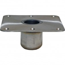 Основание для лодки и катера 7″x7″ Satin Finish 1640013-CL для стоек с замками Spring-Lock™ и Clip-Lock
