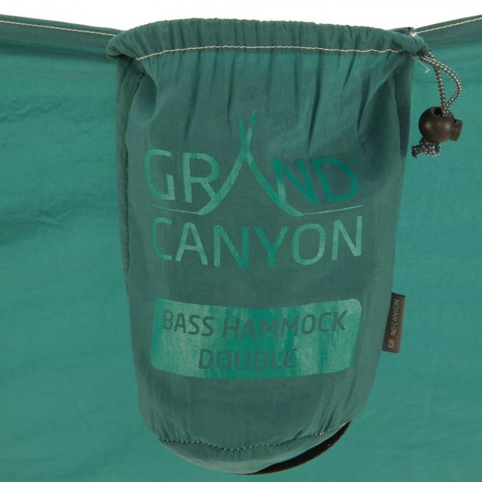 Гамак Grand Canyon Bass Hammock Double Storm 290x230 см для пари 180 кг зелений нейлоновий легкий