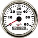 Тахометр з мотогодинами ECMS 900-00011 для човнів і катерів білий 90 мм 0-6000 об/хв 12V