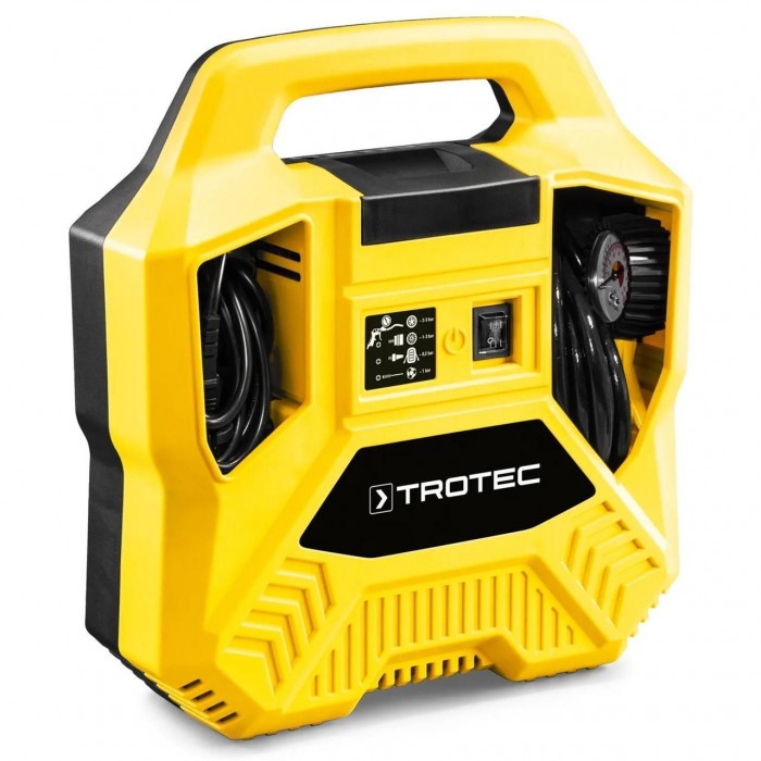 Універсальний компресор Trotec PCPS 10-1100 1100 Вт безмасляний до 8 бар для автомобілів, велосипедів та надувних виробів