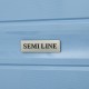 Чемодан Semi Line 20" S Синий T5616-1 | Полипропилен 4 колеса кодовый замок ручная кладь 31 л