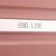 Чемодан Semi Line 28" L Рожевий T5836-3 легкий поліпропіленовий на 4 колесах з кодовим замком 102 л 4.2 кг