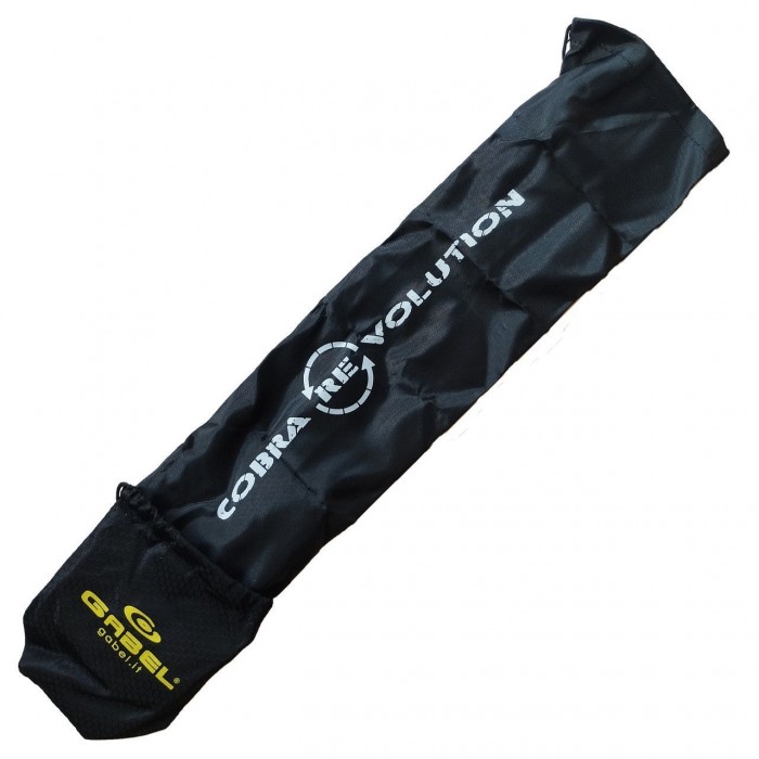 Спортивна сумка Gabel Cobra Re-Volution Bag 1 пара для палок до 55 см чорна компактна з поліестеру 1 л