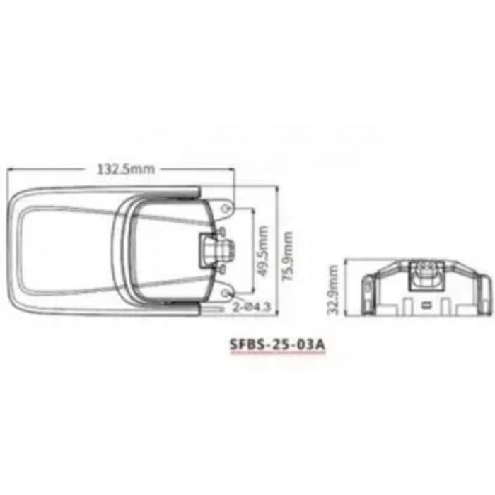 Поплавковый переключатель помпы SEAFLO SFBS-25-03A для лодки и катера мощность до 25 А для пресной и