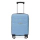Чемодан Semi Line 20" S Синий T5616-1 | Полипропилен 4 колеса кодовый замок ручная кладь 31 л