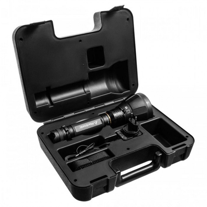Тактический фонарь Mactronic Blitz LR11 1100 Лм перезаряжаемый дальность 1100 м 5 режимов водонепроницаемый