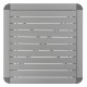 Стіл Uquip Mercy Grey 244115 для кемпінгу 70x70 см алюмінієвий з сіткою та чохлом 30 кг сріблястий