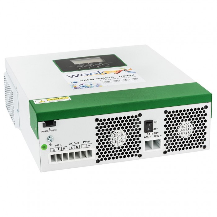 Комплект гибридный инвертор Weekender PRSW-3500TC DC 24V и аккумулятор 200 Ah 24 V
