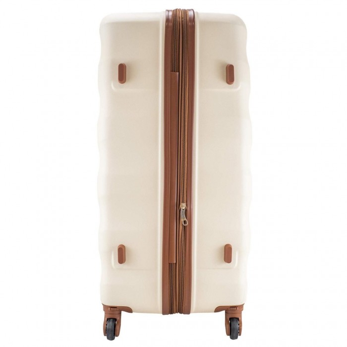 Чемодан Semi Line 28" L Бежевый T5709-3 с расширением, кодовый замок, 4 колеса, 102 л, ABS-пластик