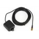 GPS спидометр судовой для лодки и катера ECMS PLG2-BS-GPS черный с оранжевой подсветкой 55 мм 9-32 V