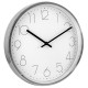 Настенные часы Technoline WT7210 Белый/Серебристый кварцевые диаметр 235 мм корпус серебристый