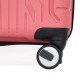 Чемодан Semi Line 24" M Розовый T5610-2 полипропилен 78 л 4 колеса кодовый замок алюминиевая ручка