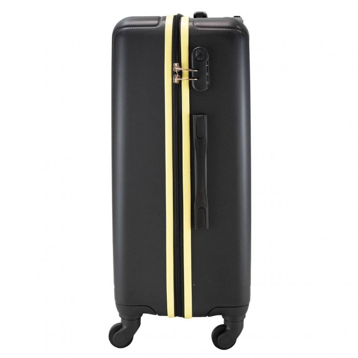 Чемодан Semi Line 24" M Черный T5685-2 с кодовым замком 4 колеса ABS-пластик 67 л для авиаперелетов