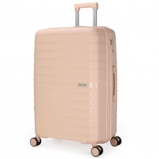 Чемодан Semi Line 24" M Бежевий T5795-2 поліпропіленовий на 4 колесах легкий та міцний з кодовим замком