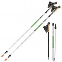 Складные алюминиевые палки для скандинавской ходьбы Gabel Nordic Revo Alu-Tech 7009351390000, 3 секции