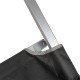 Розкладне ліжко Bo-Camp Single XL Black 210х70 см для кемпінгу алюміній компактне макс. навантаження 100