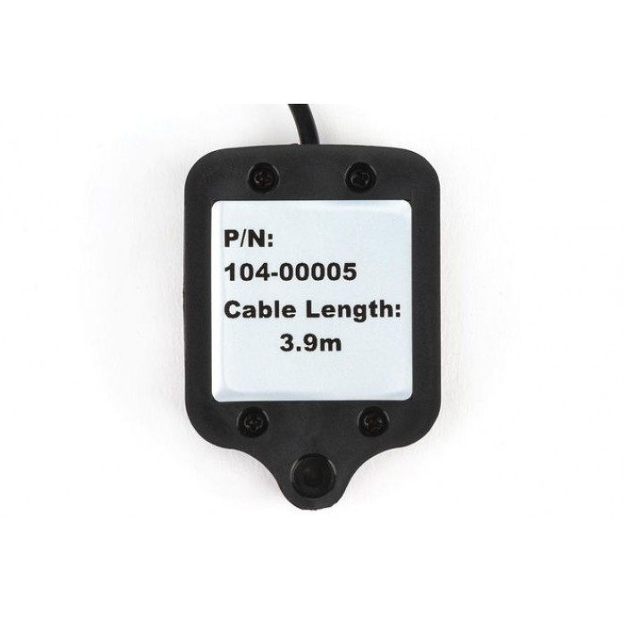 GPS спидометр судовой для лодки и катера ECMS PLG2-BS-GPS черный с оранжевой подсветкой 55 мм 9-32 V
