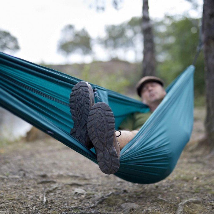 Гамак Grand Canyon Bass Hammock Double Storm 290x230 см для пари 180 кг зелений нейлоновий легкий