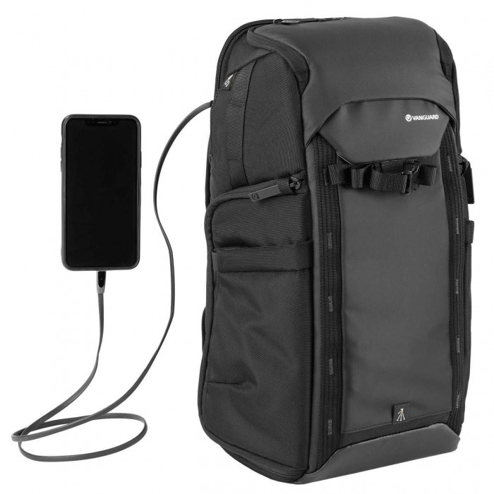 Рюкзак Вангард VEO Adaptor S41 Black водовідштовхувальний з USB 12 л для фотокамери анатомічна спинка