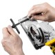 Мини-циркулярная аккумуляторная пила Trotec PCSS 05-20V с 3 дисками и кейсом для сменных материалов